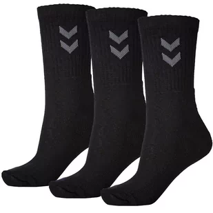 Hummel, Skarpety sportowe, Basic 022030 2001, czarny, rozmiar 46/48 - Skarpetki damskie - miniaturka - grafika 1