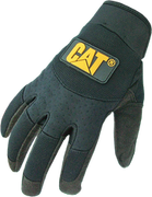 Rękawice robocze - CAT Rękawice PU Synthetic Leather Pad Spandex Back l - miniaturka - grafika 1