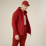 Bluzy sportowe męskie - Męska bluza dresowa rozpinana z kapturem OUTHORN BLM618 - Outhorn - miniaturka - grafika 1