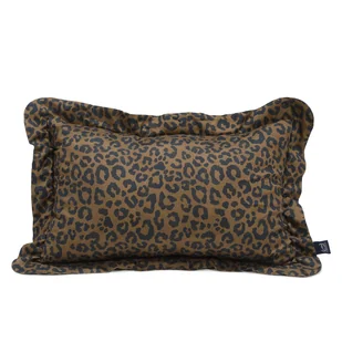La Millou - Poduszka do spania Bawełna LEOPARD CHOCO by Magdalena Lamparska - Kołdry i poduszki dla dzieci - miniaturka - grafika 1