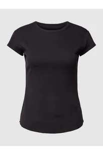 T-shirt z prążkowaniem model Go Ribbed - Sloggi - Koszulki i topy damskie - miniaturka - grafika 1