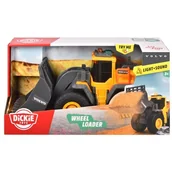 Samochody i pojazdy dla dzieci - Simba Maszyna Budowl Dzw/swi 25x9x13 Spych Volv - miniaturka - grafika 1