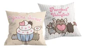 Kołdry i poduszki dla dzieci - Poduszka dekoracyjna Pusheen 40 x 40 cm Halantex kot kotek dziecięca jasiek - miniaturka - grafika 1