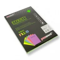 Etykiety samoprzylepne i bloki etykiet - Polsirhurt Etykiety samoprzylepne A4 fluo zielone 100ark - miniaturka - grafika 1