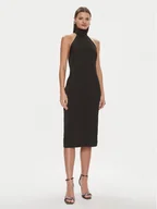 Sukienki - KARL LAGERFELD Sukienka koktajlowa 240W1307 Czarny Slim Fit - miniaturka - grafika 1