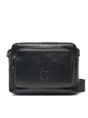Nerki - Calvin Klein Jeans Saszetka Tumbled Camera Bag Pu K50K512988 Czarny - miniaturka - grafika 1