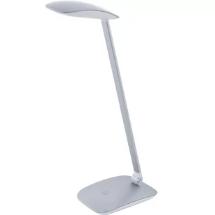 Eglo Lampka lampa oprawa biurkowa stołowa Cajero 1x4,5W LED srebrna 95694 - Lampy stojące - miniaturka - grafika 1