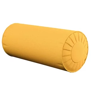 Dekoria.pl Dekoria.pl Poduszka wałek z zakładkami żółty 20 × 50 cm Loneta 535-133-40 - Poduszki dekoracyjne - miniaturka - grafika 1