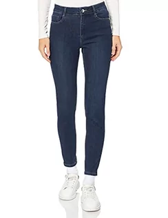 Spodnie damskie - Morgan Spodnie damskie, surowy jeans, 38 - grafika 1