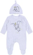 Pajacyki dla niemowląt - Ciepły, Szary Pajac + Czapeczka Dumbo Disney - miniaturka - grafika 1