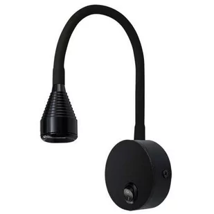 Ideus Regulowana LAMPA ścienna POLA 03739 metalowa OPRAWA kinkiet LED 3,5W 4000K na peszlu do czytania czarny 03739 - Lampy ścienne - miniaturka - grafika 1