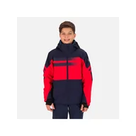 Kurtki narciarskie - Kurtka narciarska chłopięca ROSSIGNOL Boy Course Jkt granatowo czerwona - miniaturka - grafika 1