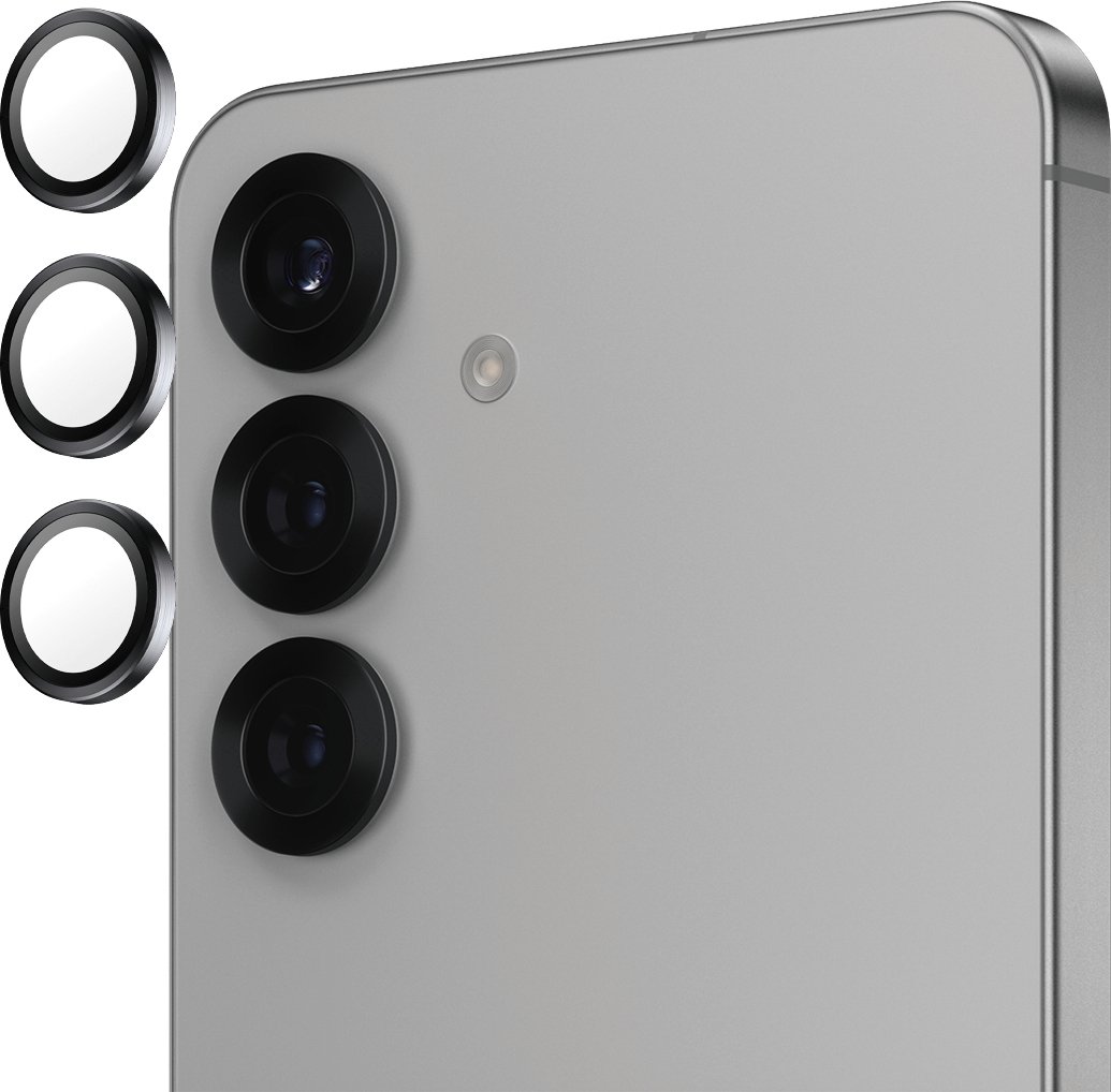 PanzerGlass Szkło hartowane na aparat z aplikatorem Hoops do Galaxy S25 Edge, czarne