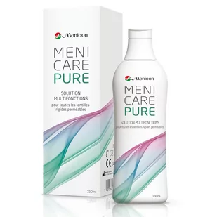 Płyn do soczewek MeniCare Pure 250 ml - Płyny do soczewek kontaktowych - miniaturka - grafika 1
