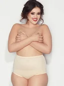 Majtki damskie - Mitex Figi Wyszczuplające - Iga Beżowe - Beżowy - 4xl - miniaturka - grafika 1