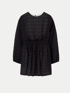 Mayoral Sukienka elegancka 7977 Czarny Regular Fit - Sukienki i spódniczki dla dziewczynek - miniaturka - grafika 1