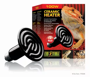 Exo Terra Ceramiczny Emiter Ciepła, 100W Ex-0460 - Akcesoria do terrarium - miniaturka - grafika 1