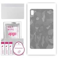 Akcesoria do tabletów i e-booków - folia naklejka skórka strukturalna na TYŁ do Blackview Tab 6 - Moro Camo Srebrny - apgo SKINS - miniaturka - grafika 1