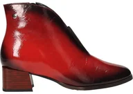 Botki damskie - Darbut Botki 04777-08/00-3 36 Botki Ocieplane Czerwone - miniaturka - grafika 1