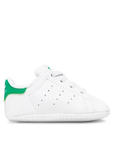 adidas Sneakersy Stan Smith Crib FY7890 Biały - Buty dla chłopców - miniaturka - grafika 1