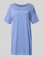 Bielizna nocna - Koszula nocna o kroju relaxed fit z mieszanki wiskozy model ‘Cozy Dreams’ - miniaturka - grafika 1