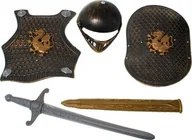 Zabawki militarne - Jokomisiada Zbroja dla Rycerza+ Hełm Tarcza Miecz ZA0666 - miniaturka - grafika 1