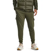 Spodnie męskie - Spodnie dresowe męskie Under Armour Rival Fleece Cargo Jogger - miniaturka - grafika 1