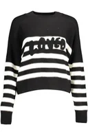 Swetry damskie - DESIGUAL SWETER DAMSKI CZARNY - miniaturka - grafika 1