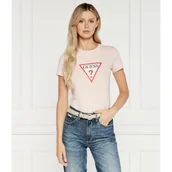 Koszulki i topy damskie - Guess Jeans T-shirt ICONIC | Slim Fit - miniaturka - grafika 1
