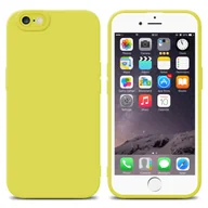 Etui i futerały do telefonów - Pokrowiec Etui Do Apple iPhone 6 / 6S w FLUID ŻÓŁTY TPU Silikonowe Obudowa Ochronny Case Cover Cadorabo - miniaturka - grafika 1