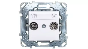Schneider UNICA PLUS BIEL POLARNA Gniazdo RTV-SAT KOŃCOWE MGU50.454.18Z - Gniazdka elektryczne - miniaturka - grafika 1