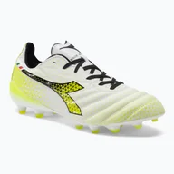 Piłka nożna - Buty piłkarskie męskie Diadora Brasil Elite Tech GR ITA LPX white/black/fluo yellow - miniaturka - grafika 1