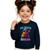 Bluzy dla dziewczynek - BLUZA DZIECIĘCA 67 SIX SEVEN VIRAL CAPYBARA 110-116 DLA CHŁOPCA DZIEWCZYNKI - miniaturka - grafika 1