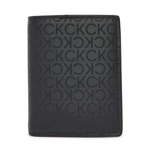 Portfel męski Calvin Klein Ck Sleek Bifold 7Cc W/Coin K50K512866 Czarny - Portfele - miniaturka - grafika 1