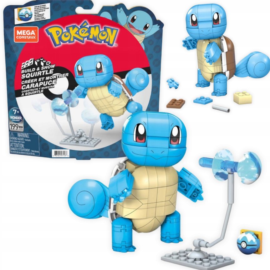 Klocki Mega Construx Klocki Pokemon Squirtle (Prezent)