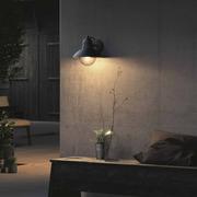 Lampy ogrodowe - Philips Hoverfly wall lantern black 1x60W (1723730PN) - miniaturka - grafika 1