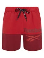 Kąpielówki męskie - Reebok Szorty kąpielowe "Rory" w kolorze czerwonym - miniaturka - grafika 1