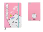 Notesy i bloczki - Notes A5 w twardej okładce z jednorożcem 96k - miniaturka - grafika 1