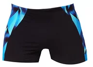 Kąpielówki męskie - Speedo Męskie majtki kąpielowe Eco Endurance+ Splice Aquashort Czarny/niebieski 26-28 813446G732 - miniaturka - grafika 1