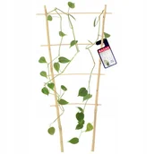 Pozostałe akcesoria do uprawy roślin - Drabinka do kwiatów bambusowa 43 x 22 cm - miniaturka - grafika 1