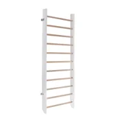 Wyposażenie sportowe i gimnastyczne - drabinka gimnastyczna klasyczna biała - drewno 220x70cm - miniaturka - grafika 1