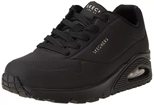 Skechers Damskie 73690-BBK_36 sneakersy, czarne, 38 EU - Kapcie damskie - miniaturka - grafika 1
