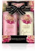 Mydła - Baylis & Harding Boudoire Rose 2 Bottle Set - Zestaw mydło i krem do rąk - miniaturka - grafika 1