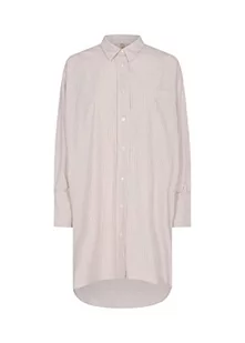 SOYACONCEPT Damska koszula SC-Bea 2 Oversize w paski, Stucco Brown Combi, rozmiar L, Stucco brązowy kombi - Koszule damskie - miniaturka - grafika 1