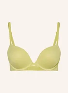 Biustonosze - Calvin Klein Biustonosz Push-Up Perfectly Fit gelb - miniaturka - grafika 1