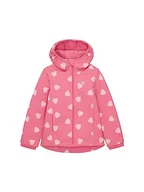 Kurtki i płaszcze dla dziewczynek - TOM TAILOR Dziewczęca kurtka softshellowa z wzorem w serce, 33827-big Heart Print Pink, 92/98 cm - miniaturka - grafika 1
