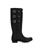 Kalosze damskie - Hunter Kalosze WFT2289RMA-BLK Czarny - miniaturka - grafika 1