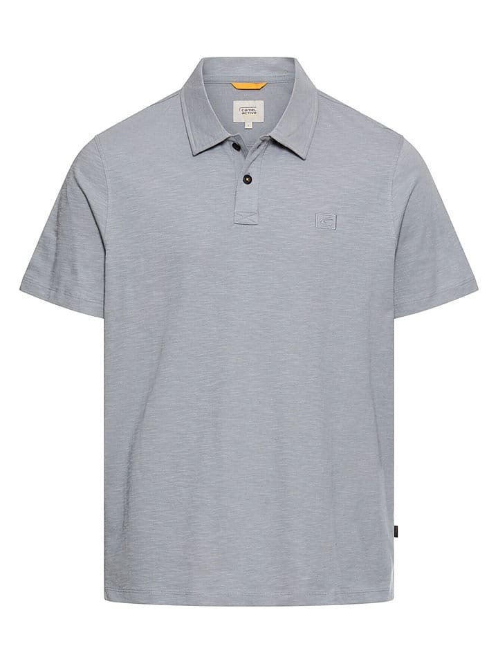 Camel Active Koszulka polo w kolorze szaroniebieskim