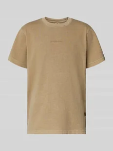 T-shirt z naszywką z logo - Koszulki męskie - miniaturka - grafika 1