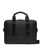 Torby na laptopy - Tommy Hilfiger Torba na laptopa Th Modern Computer Bag AM0AM13637 Czarny - miniaturka - grafika 1